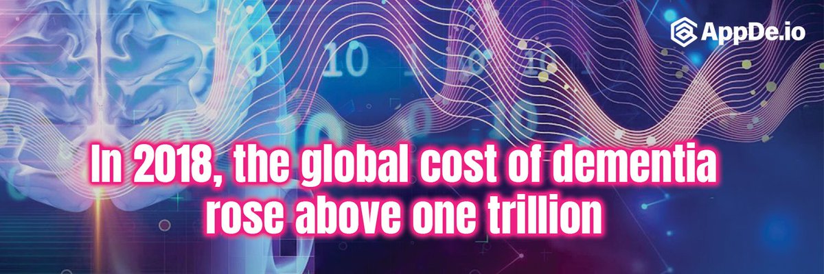 AppdeOfficial's tweet image. In 2018, the global cost of dementia rose above one trillion USD