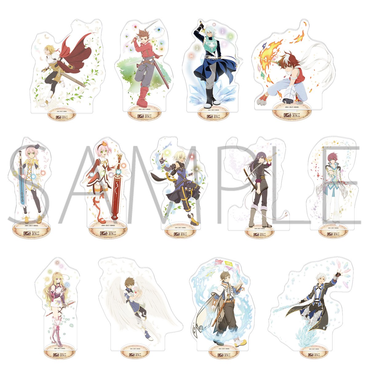 テイルズ オブ シリーズ】25周年記念描きおろし公式イラストを使用した