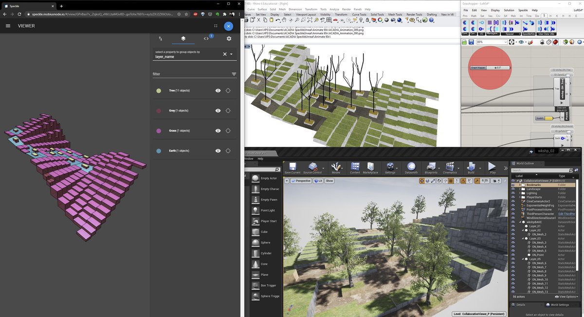 markcichy's tweet photo. @acadiaorg incredible work by our #workshop attendees .. was a blast working with such talented people and co-leaders @EpicGames #UnrealEngine  @SpeckleSystems @mobiusnode #SpeckleUnreal #stream #data #acadia2020 @HOKNetwork #aec https://t.co/iKPrn2PMnw