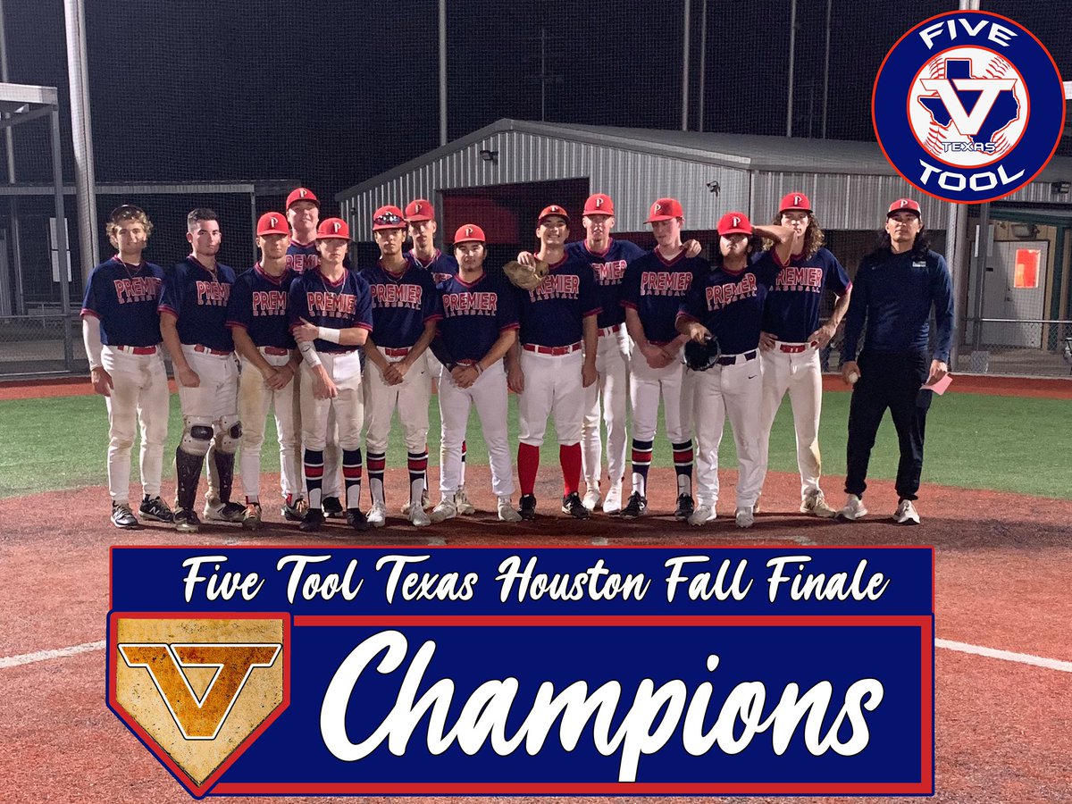 🏆Congrats to <a href="/PBFutures/">Premier Baseball Recruiting</a> 2021 Curry on winning their Championship Game at the <a href="/FiveToolTexas/">✭Five Tool Texas✭</a> Houston Fall Classic!🏆