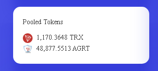 aGUARD10's tweet photo. Just reach the 1st 1k Tron support on AGRT
There is an initial 3k TRX to be added daily in the pool
Buy AGRT and swap to AGRD to earn Staking rewards https://t.co/dPKIL7dZQL