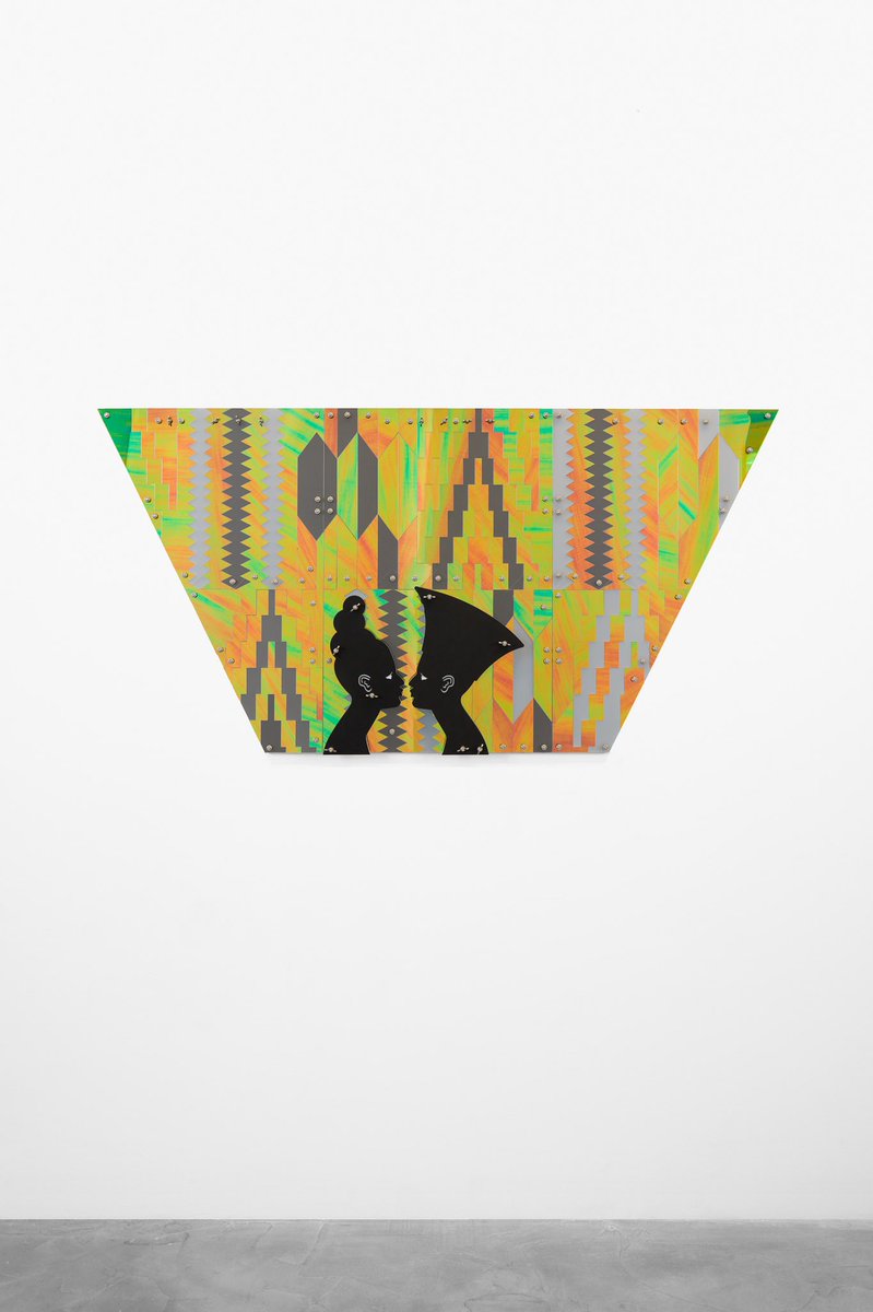 curate_LA's tweet photo. Damien Davis in ‘Hard Line Fade’ at @charliejames. On view through November 28. #DamienDavis. https://t.co/vVPwAWyr3s