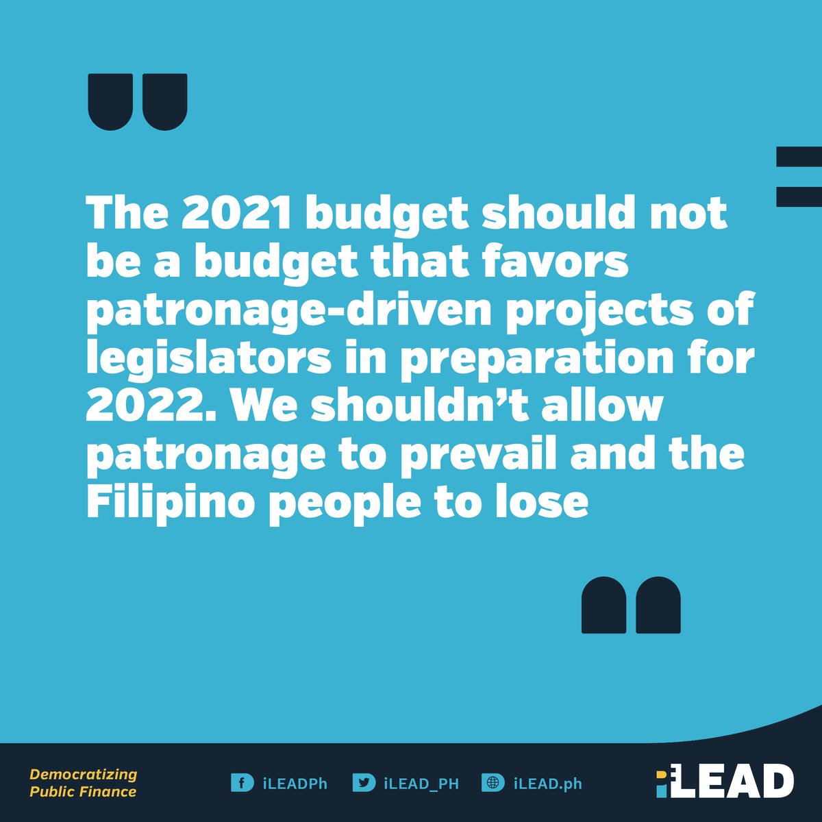 Billions in 2021 DPWH infrastructure budget go to admin allies, lump sums - iLEAD (1 of 2).