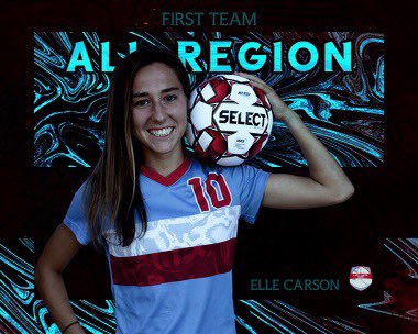 Congratulations to our Senior Forward, Elle Carson for being voted to the 2020 Region 1 First Team!