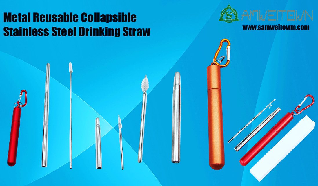 ☘️💐🍀🌿🌺
Metal Reusable Collapsible Stainless Steel Drinking Straw

#reusablestraw #stainlesssteelstraw #drinkingstraw #collapsiblestraw #metalstraw 
#Promotionalgift #objetpublicitaire #Werbeartikel #promocionales #promozionale #promotionalproducts #promotionalitems