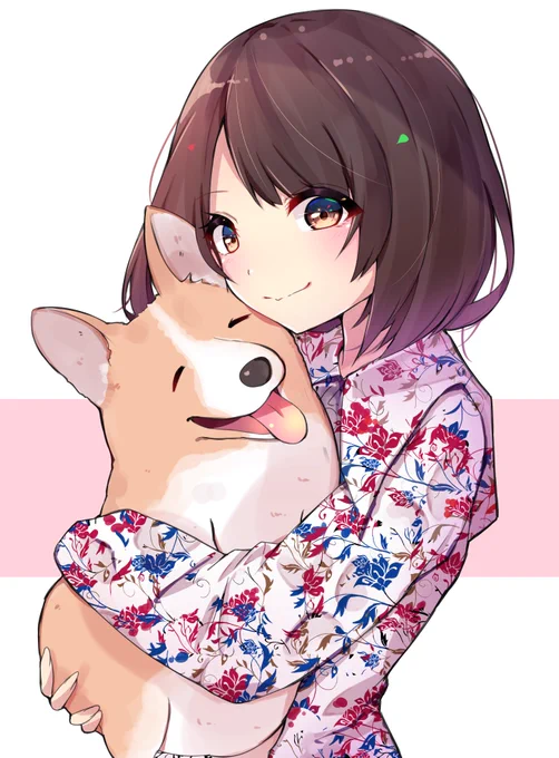 嫁様と犬 