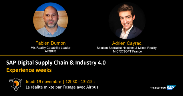 La réalité mixte par l’usage avec Airbus - Jeudi 19 novembre à 12h30. <a href="/Azure_France/">Microsoft Azure FR</a> <a href="/microsoftfrance/">Microsoft France</a> #manufacturing #Industrie40 #IndustrieDuFutur bit.ly/3oqkceT