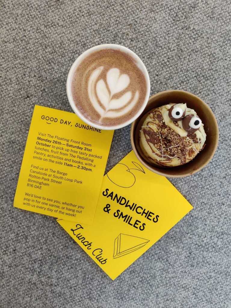 __TheFrontRoom's tweet photo. 📍B16 ++, Birmingham 

Pop into @__TheFrontRoom this week between 1100 - 1430 for lunch, fruit, hot chocolate, cake, books + activities. We’d love to see you or a neighbour who might not see this, whether you pop in for one sarnie to take home or hang out with us all week.

💛 https://t.co/UHJsxKDELV