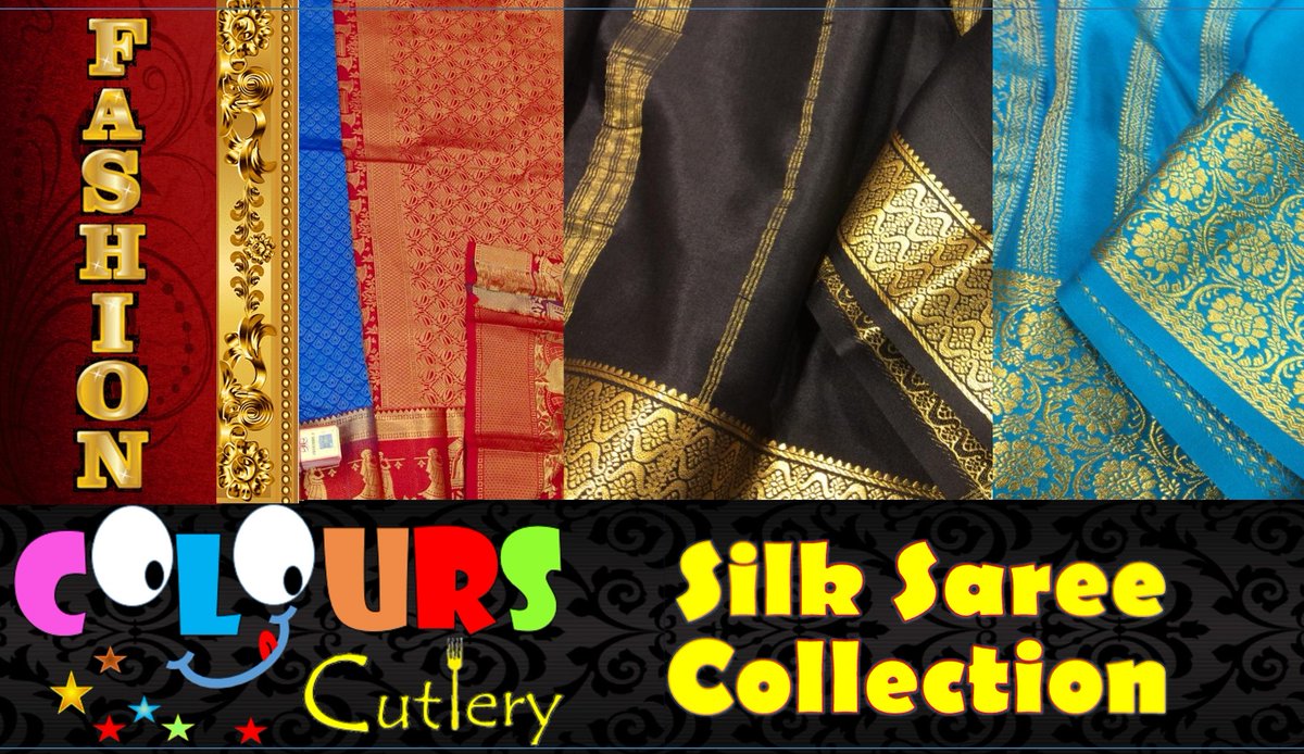 ColoursCutlery's tweet photo. Silk Sarees Collection for Sale | Diwali 2020  Kanchipuram Mysore #silksarees #mysore #silk #sareesofinstagram 

In this video, we will see a wide variety of handloom pure Kanchipuram and Mysore Crepe Silk Sarees

https://t.co/swE4Nay3N1 https://t.co/bsMHmoTSbF