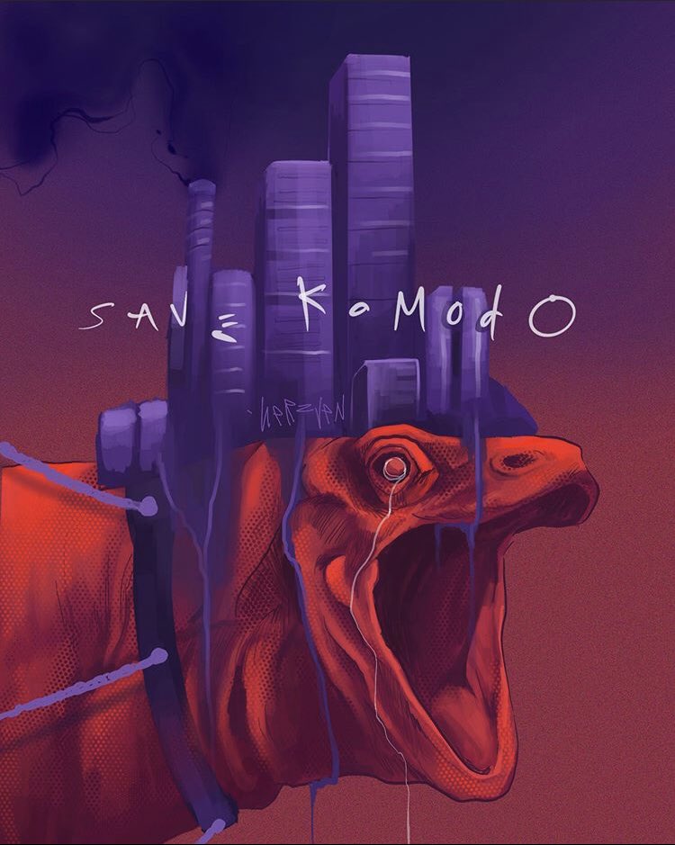 nallho's tweet photo. #savekomodo https://t.co/qaiHFU7k39