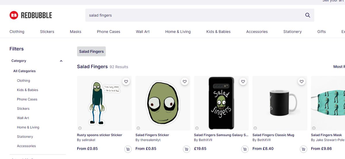 DAVID_FIRTH's tweet photo. This is a plea to anyone who uses @redbubble to close your account and use a different company. Their business model is to allow anyone to upload any designs they want, regardless of copyrights and sell them on merch. Then play dumb when the ripped off artists notice and complain https://t.co/nk0NknlPzf