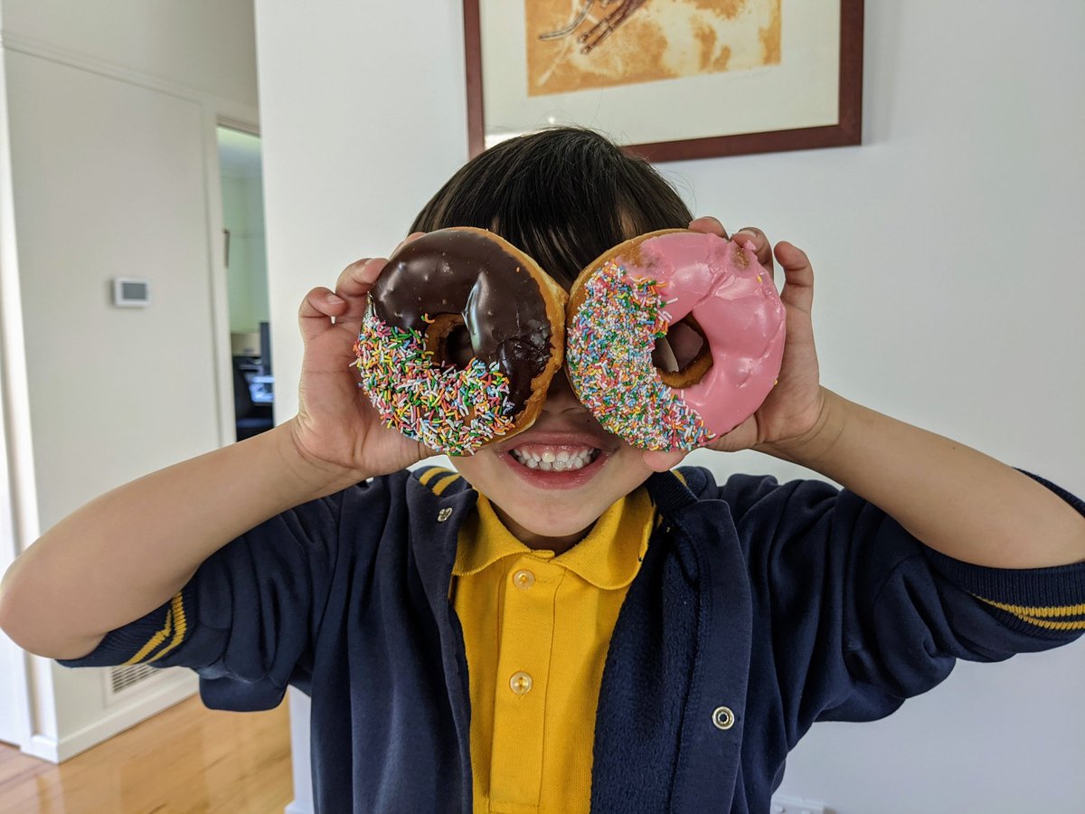 Woo! #DonutDay and lifting of restrictions! Bravo Victoria! Celebrating with 🍩🍩 of course #melbournelockdown #COVID19Victoria