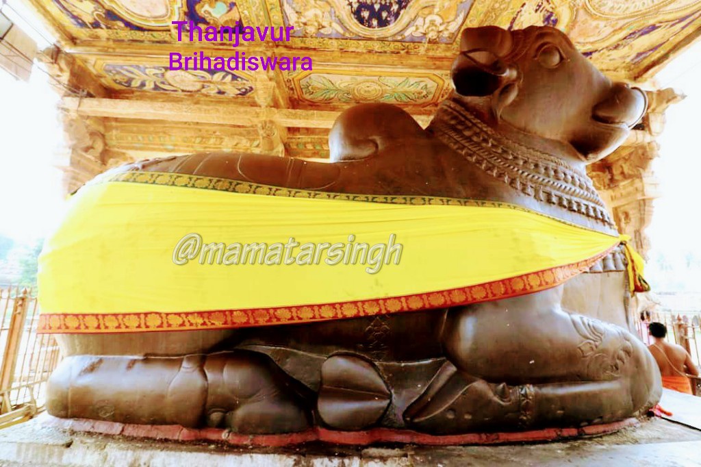  #ThreadWhy Nandi bull in front of every Shiva temple?Nandi, a symbol of tremendous power & devotion!As per popular belief, it signifies that before entering god Shiva's abode, leave your ego, desires etc (durgunas) behind with Nandi & enter(own pics from diff temples)1/4