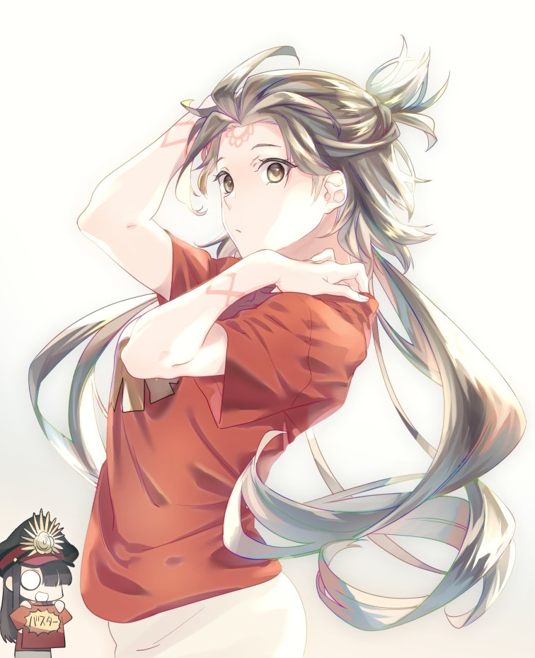 卑弥呼様 寒々しいので 服を着て ひのやのイラスト