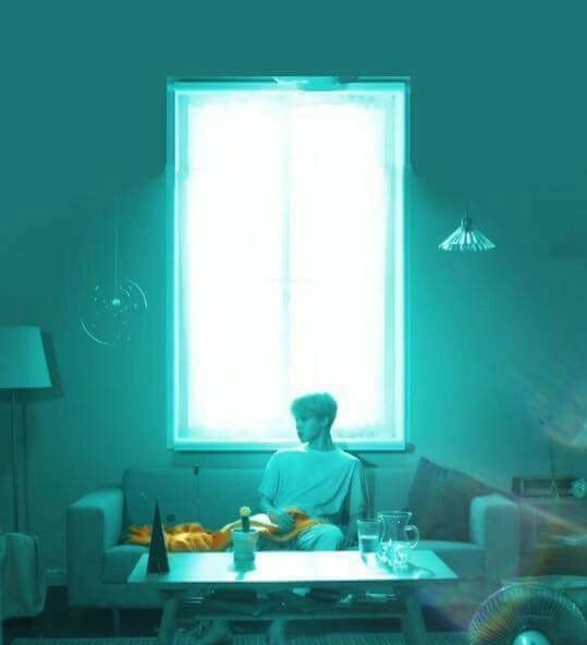 5. There are sun and moon models in the room and the clock stuck at 9:20 no matter how much time passes. The windows of his room are closed. This shows that jimin feels trapped in this situation because he can't be with yoongi inspite of being in love with him.