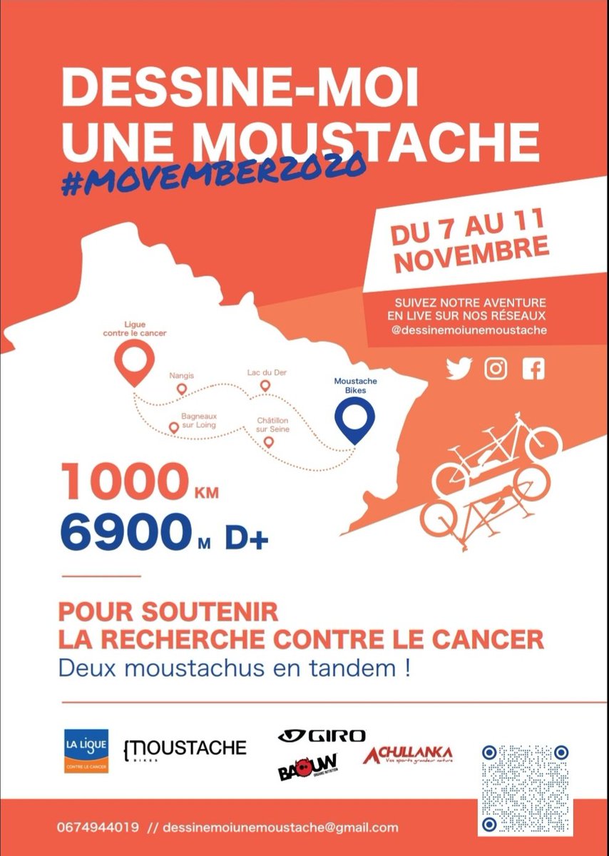 dessinemoustach's tweet photo. Mais quelle belle affiche!💥💥
Un max de like et de partage!💪💪
J-12 ⏰
@laliguecancer @Moustachebikes @chullanka #Movember #cycling #gpsdrawing https://t.co/stOV3uBeUK
