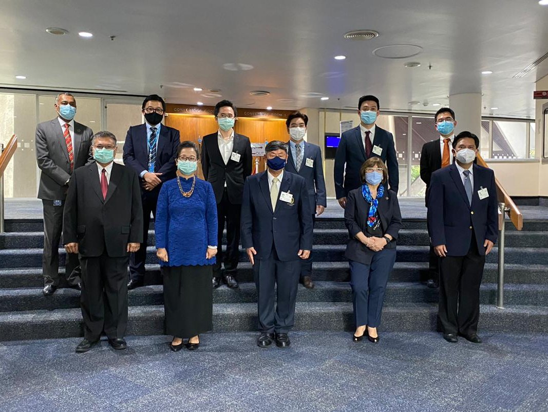 UNESCAP's tweet photo. .@UNESCAP &amp; @MahidolU sign MoA to pilot an #SDG Solutions Lab to develop and put in place innovative and technological solutions to support #AsiaPacific achieving the #2030Agenda. https://t.co/xEBUFWOw0Z