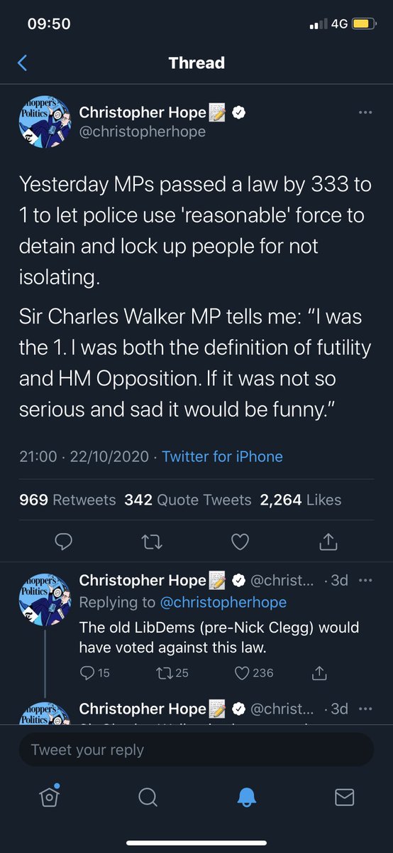 Next we have another law passed to allow police to use force against anyone who doesn’t want to isolate? Do you think this is normal? Do you know the tories want to completely scrap the human rights act? Which would remove all protections from these laws passed.