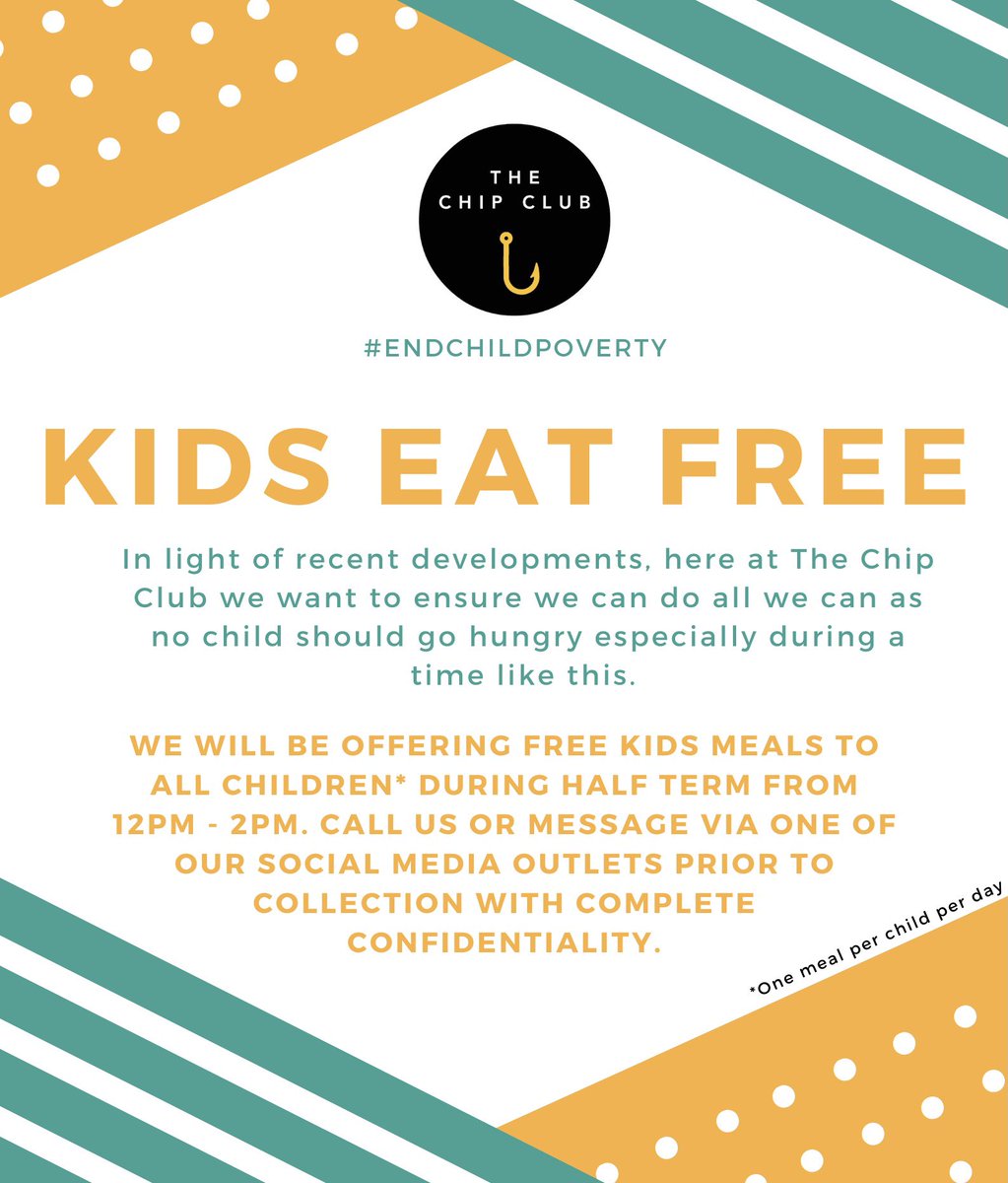 TheChipClubKT1's tweet photo. #ENDCHILDFOODPOVERTY https://t.co/6tpSDKhkKN