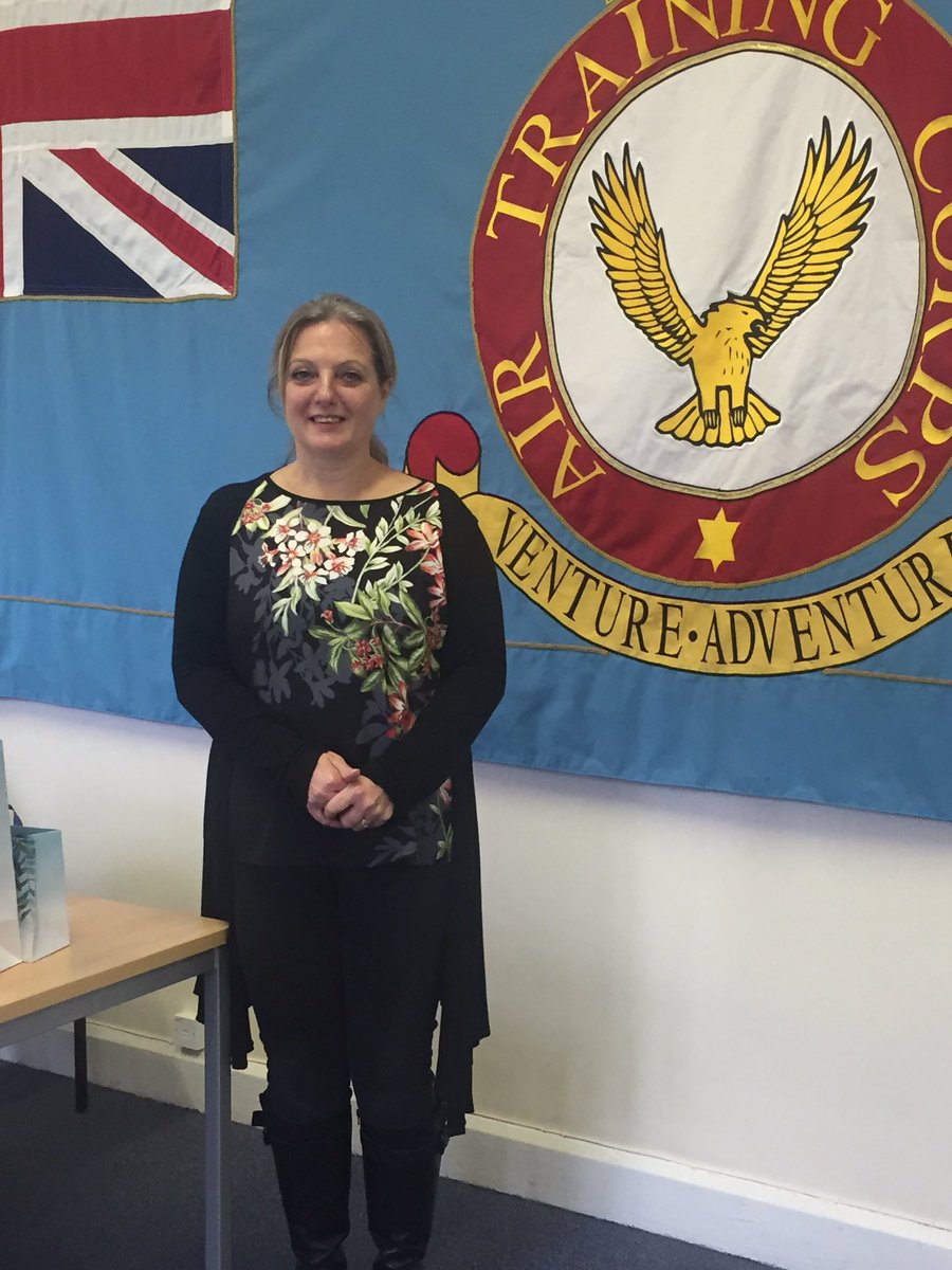 ComdtAC's tweet photo. Today HQ @aircadets says farewell to our Assistant Chief if Staff, Sally Cawdrey, who leaves us on promotion to Group Captain and a role with @mod_dio - thank Sally for all you have done for us and very best of luck from all in the Air Cadet Family https://t.co/8iYEj5K67c