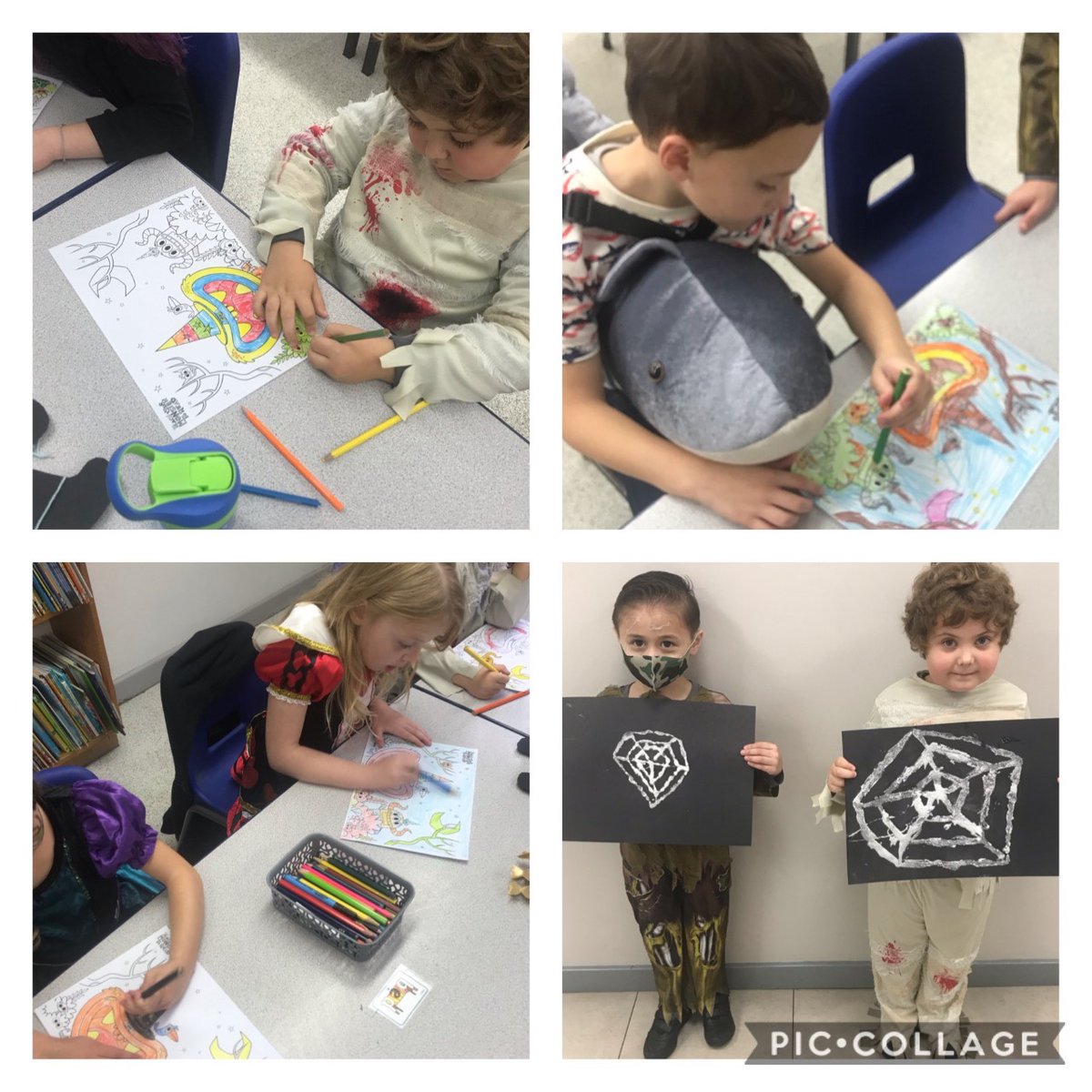 Had a special visitor in class last week...Bony Tony. The children loved learning about the human skeleton ๐#edutwitter #PrimaryRocks #HappyHalloween2020