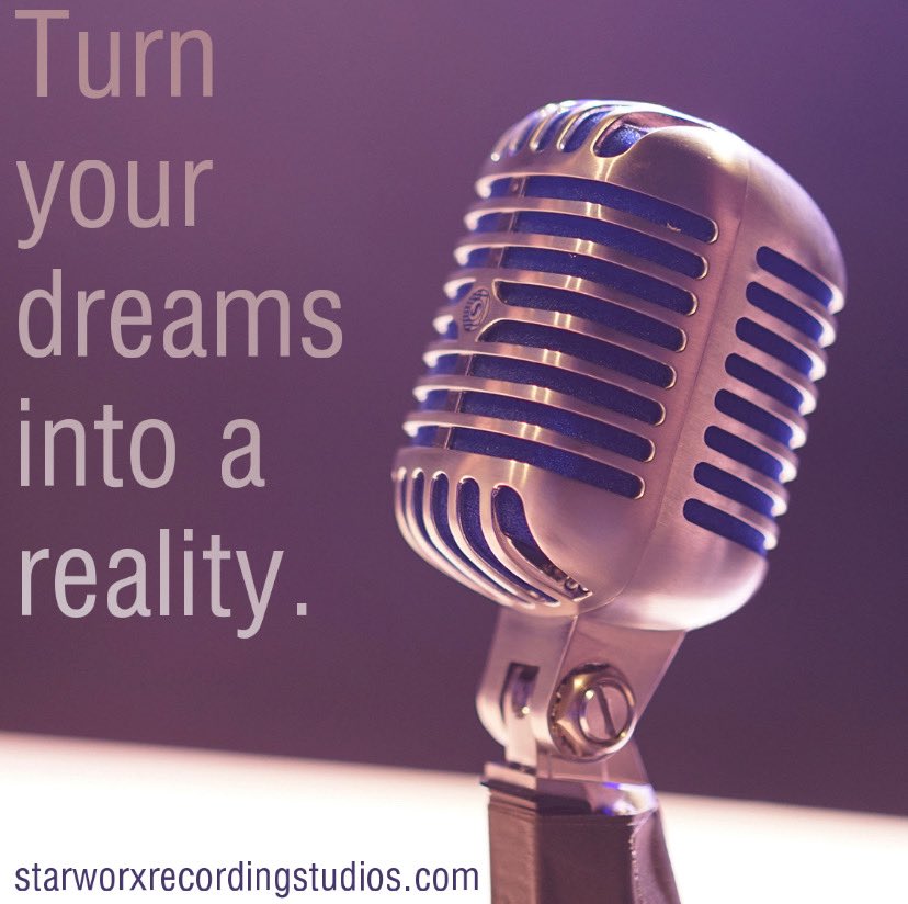 StarWorxRecords's tweet photo. Turn your dreams into a reality! #StarWorx #Recording #Music https://t.co/SzmuPMxkGM https://t.co/gGYb0E7fWV