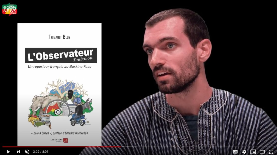 EcomnewsAfrique's tweet photo. À la découverte du #BurkinaFaso avec le reporteur @ThibaultBluy, lauréat du Grand Prix du manuscrit francophone pour "L'Observateur Toubabou" @JDM_franco https://t.co/IcEsEYSrQI https://t.co/6hL76szNHQ