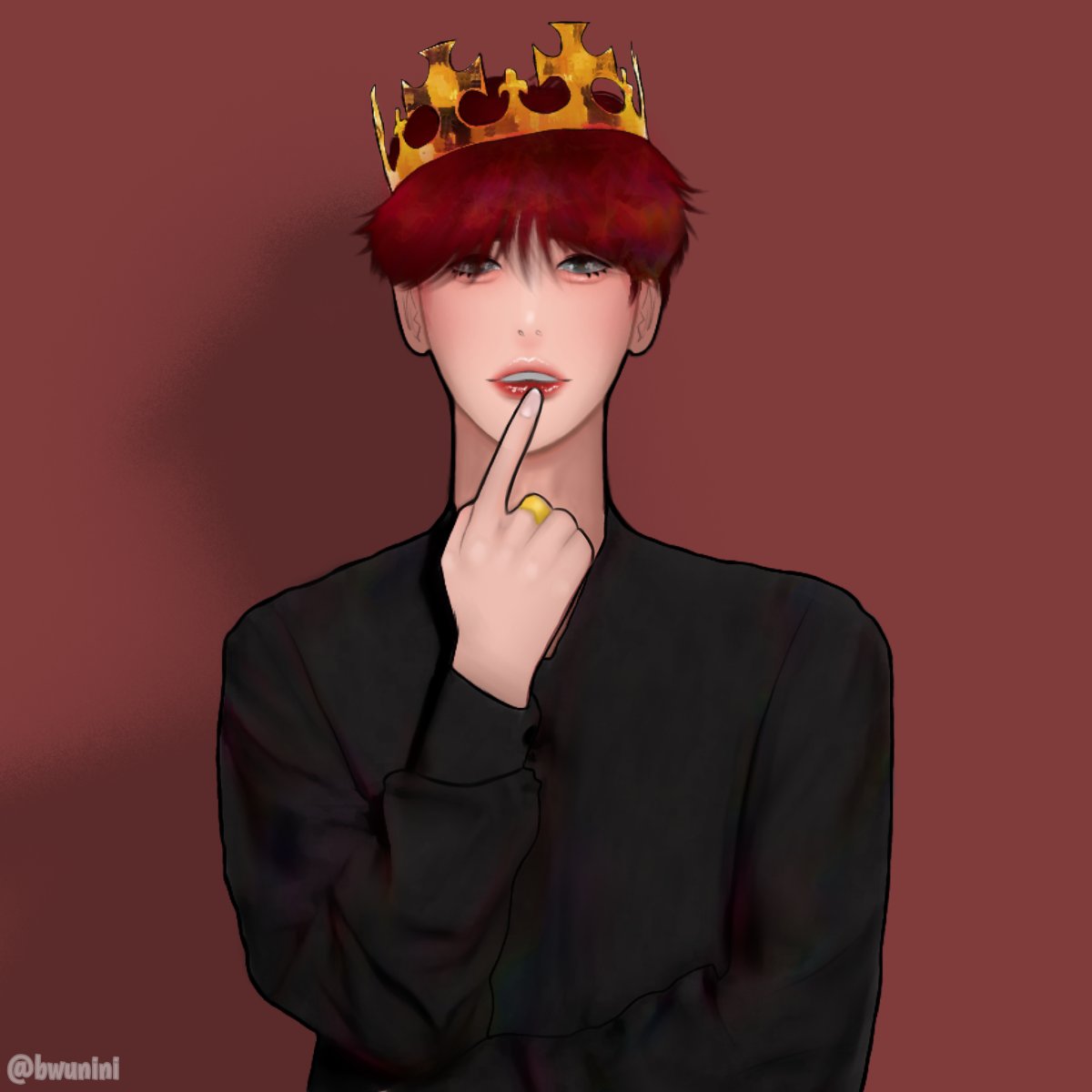 bwunini's tweet photo. ya girl used new brushes👁️
 #형준 #HYEONGJUN #크래비티 #CRAVITY #art #digitalart #fanart https://t.co/CBPyUNLjWG