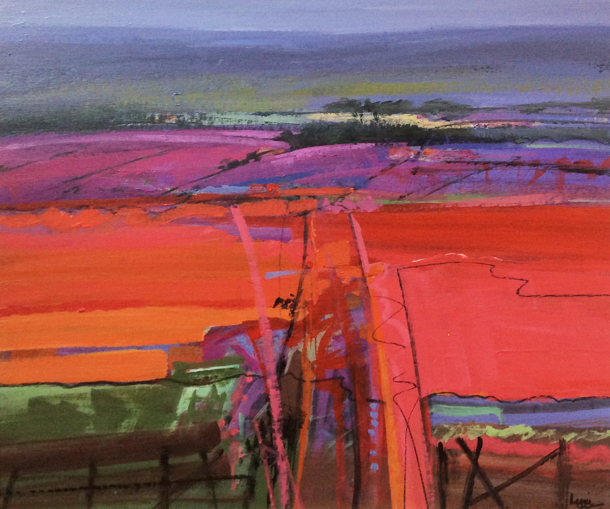 maggierobart's tweet photo. 'The harmony of my song' Opus 400 has SOLD and gone as a special present for someone today. This one was a landmark opus number for me! @PDArtisans @MAFAartists #landscapepainting #musicofthelandscape #britishart #moorland #colour https://t.co/Q5OYCkODYG