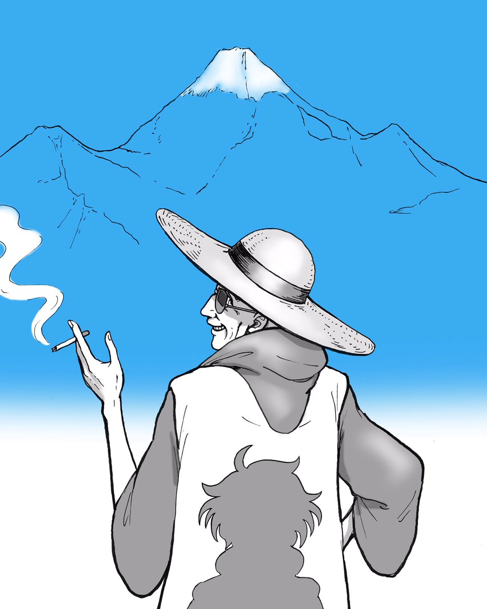 11 5の農家のおじさん 監督 のフォーチュンラテは Gt Rt 青ビト 健やかバイスタンダー Aobito Healthy Bystander のイラスト