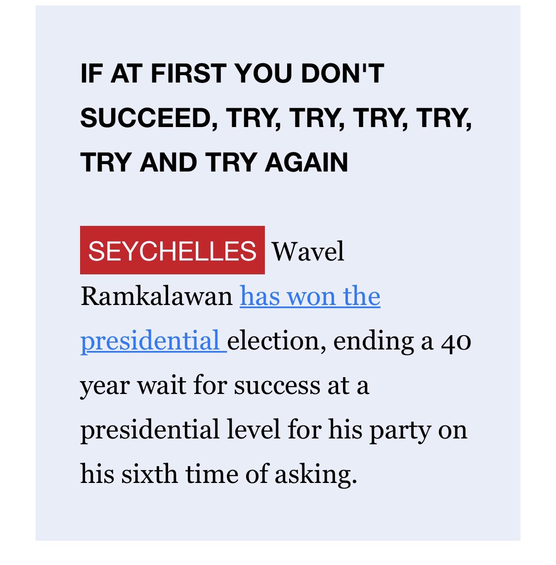 Wonder who the Indian version of this would be...