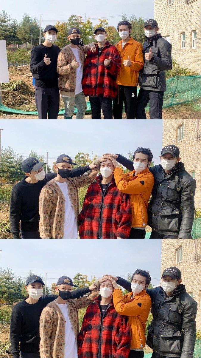 Thankyou for these picts. see you again Chen appa ❤️ serve well and take care 💕✨ 
<a href="/weareoneEXO/">EXO</a> <a href="/B_hundred_Hyun/">Baekhyun_EXO</a> <a href="/layzhang/">Lay Zhang</a> #JONGDAE #ThisIsNotAGoodbyeChen