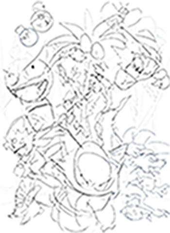間に合うか分からないけどハロウィン絵描く。 