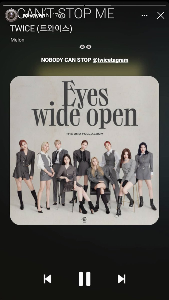 misayeon's tweet photo. Sunmi's IG story update

"nobody can stop @JYPETWICE"

#TWICE #트와이스 #ICANTSTOPME https://t.co/CwoarqGLdL