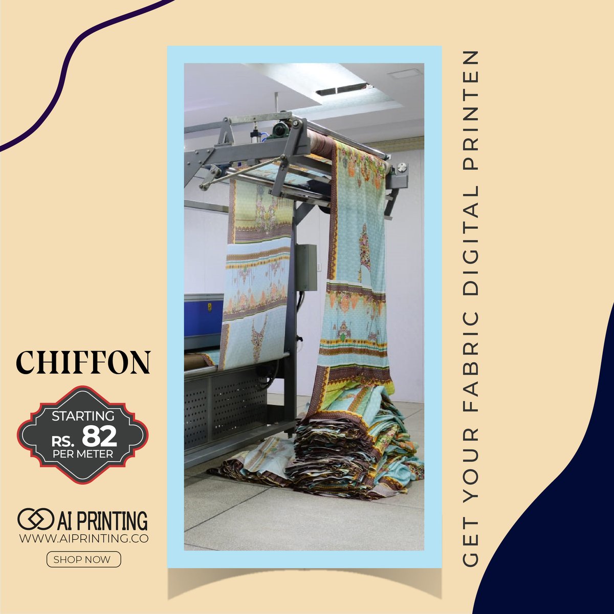 We will print on cotton  Fabric or other Fabric like(Chiffon Linen Cotton Kirundi etc.)
WhatsApp No: 0320-7865007,0315-8662027
 website: aiprinting.co
#clothprinting #fabricprinting #printingindustry #printingservices #textileprint #textiledesigners