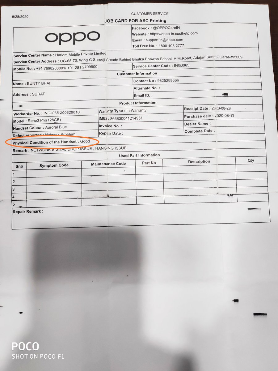 JackDan149489's tweet photo. @cromaretail one of the wrost company ever seen.I buy oppo reno3  pro &amp; it was was defected piece.even @oppomobileindia is not supporting..you both fooling people. Mr. Anil Gauda Surat Adajan Branch not entertaing properly. Selling detected piece @RNTata2000 did not expect. https://t.co/V8RObAQQVk