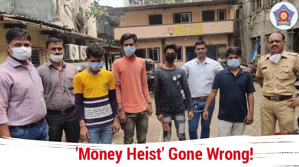 MumbaiPolice's tweet photo. Tutorials didn't 'account' for us!
An ATM in Mulund was robbed on 22nd October.
The robber had watched several Youtube tutorials and used gas cutters to break into the machine.
Mulund PS tracked down the man and arrested him and his gang the same day.
#MoneyHeistGoneWrong https://t.co/xwyKop100P