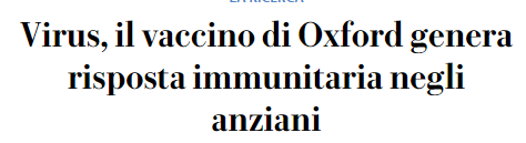RobertoBurioni's tweet photo. IL vaccino Astra/Zeneca-Oxford sembra essere in grado di stimolare una robusta risposta immunitaria anche negli anziani. Non potete immaginare quanto buona sia questa notizia. E' fantastica. Su Medical Facts vi spiego perché 

https://t.co/2vctbKOdc2 https://t.co/HNFiBzABfA