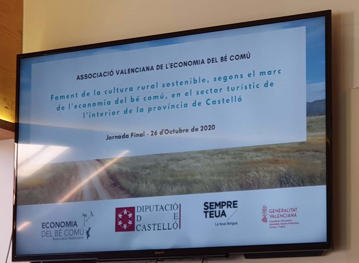 eseliamgmt's tweet photo. En la presentación de la guía de Turismo Sostenible de #Castello, en la que hemos participado como consultores acreditados en la Economía del Bien Común @dipcas @dipOportunitats @EBCvalencia @MardeFulles https://t.co/hBX4553QOC