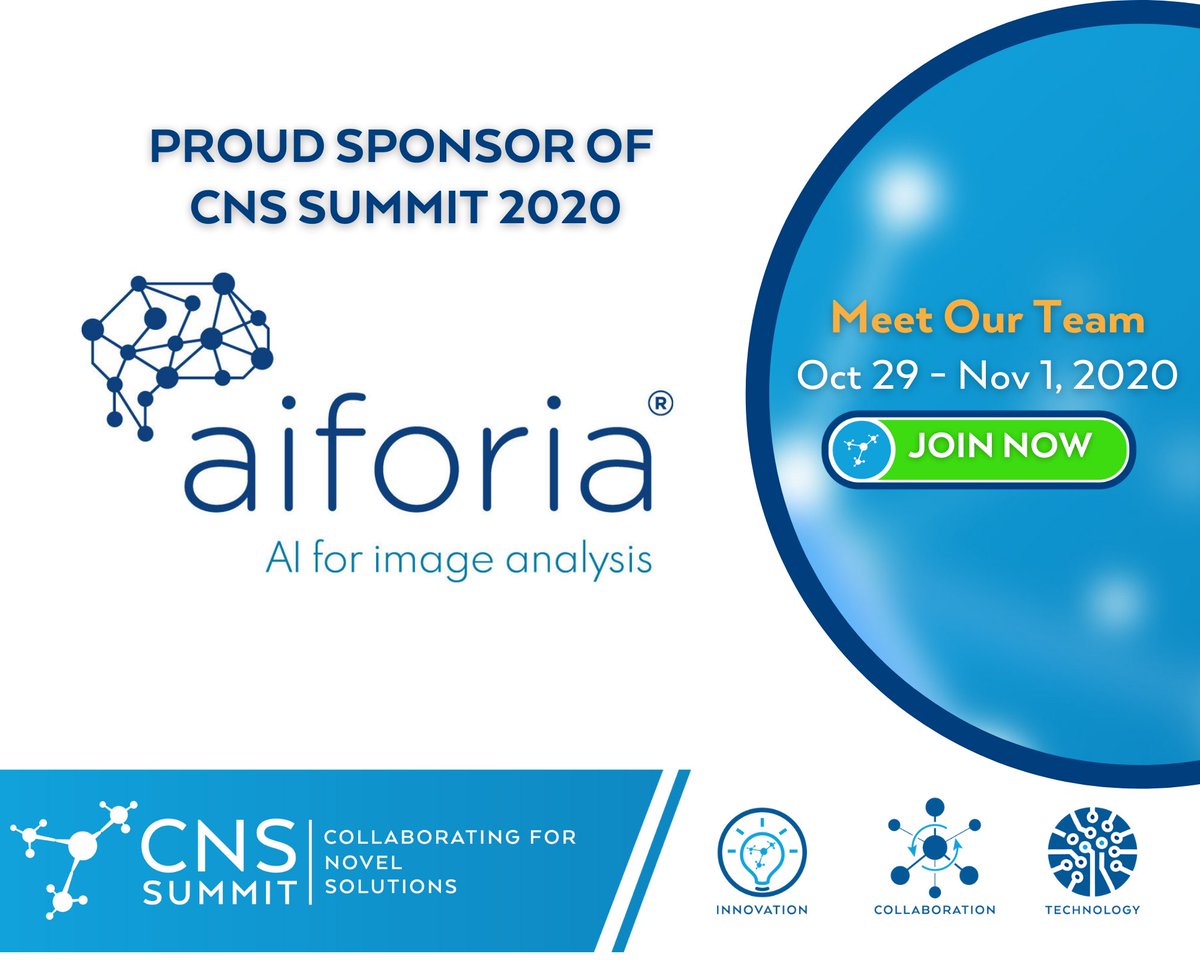 aiforia_tech's tweet photo. Are you attending @CNSSummit this year (online of course!)? Aiforia's Field Application Scientist, Lindsey Smith PhD (@LindseysAiforia), will be presenting on Accelerating Preclinical Research with AI. Find out more: https://t.co/qUahX6V8mj
#CNSSummit #ArtificialIntelligence https://t.co/px2hdqtfrB