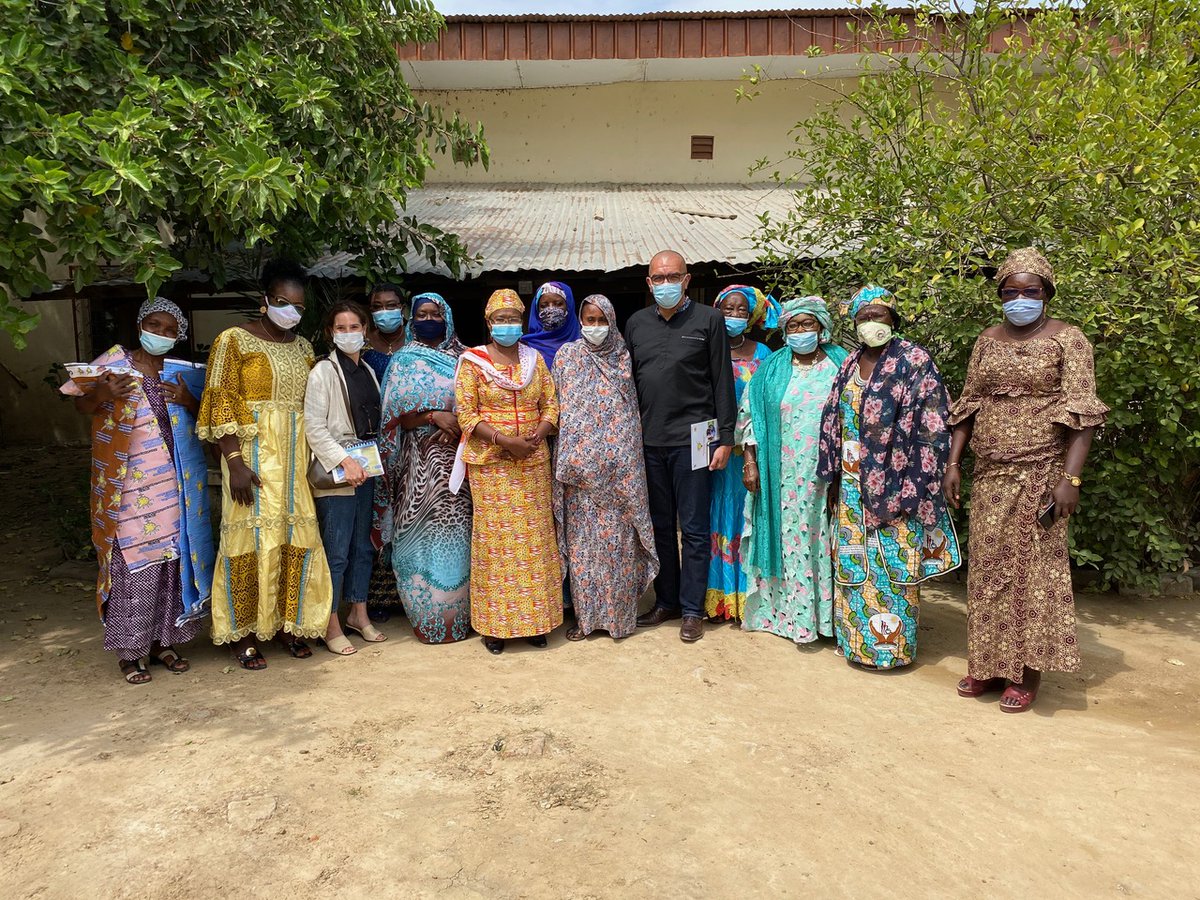 PMC_UNDP's tweet photo. Productive mission by @SGahigi of @UNOCA_NEWS to #Chad last week to prepare a forthcoming visit by SRSG @LouncenyFall. A highlight was our exchange with #CELIAF, a leading women's civil society platform that fights for the dignity of women and girls in Chad. https://t.co/voDXDIlb9H