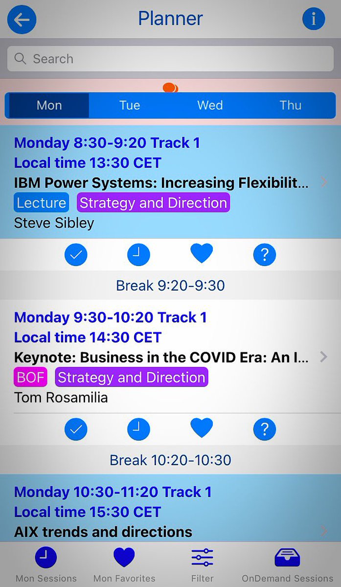 PetraBuehrer's tweet photo. 💥Starting Today - #IBM #TechU 2020💥
I hope to #MeetVirtually with several of you during the sessions, in a 1:1 meeting or a follow-up call! 

Just configured my personal agenda! For me, TechU starts today after lunch time with the #IBMPowerSystems #Opening! 😉

#IBMSystems https://t.co/5KW4eN9Jrw