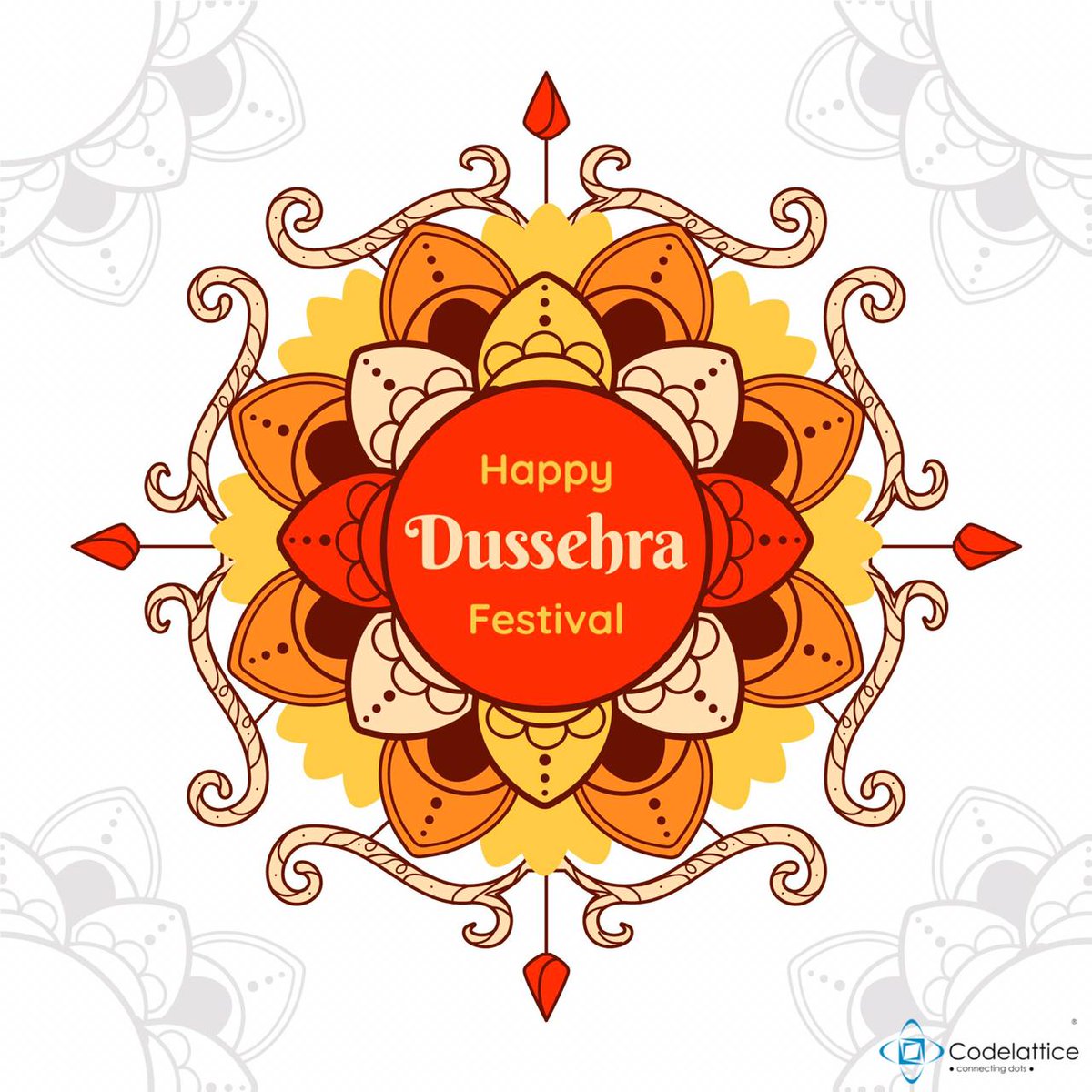 Codelattice's tweet image. As Dussehra marks the triumph of good over evil, let us conquer the evil within us and try to be the best positive version of ourselves.
#dussehracelebrations #navaratri #codelattice