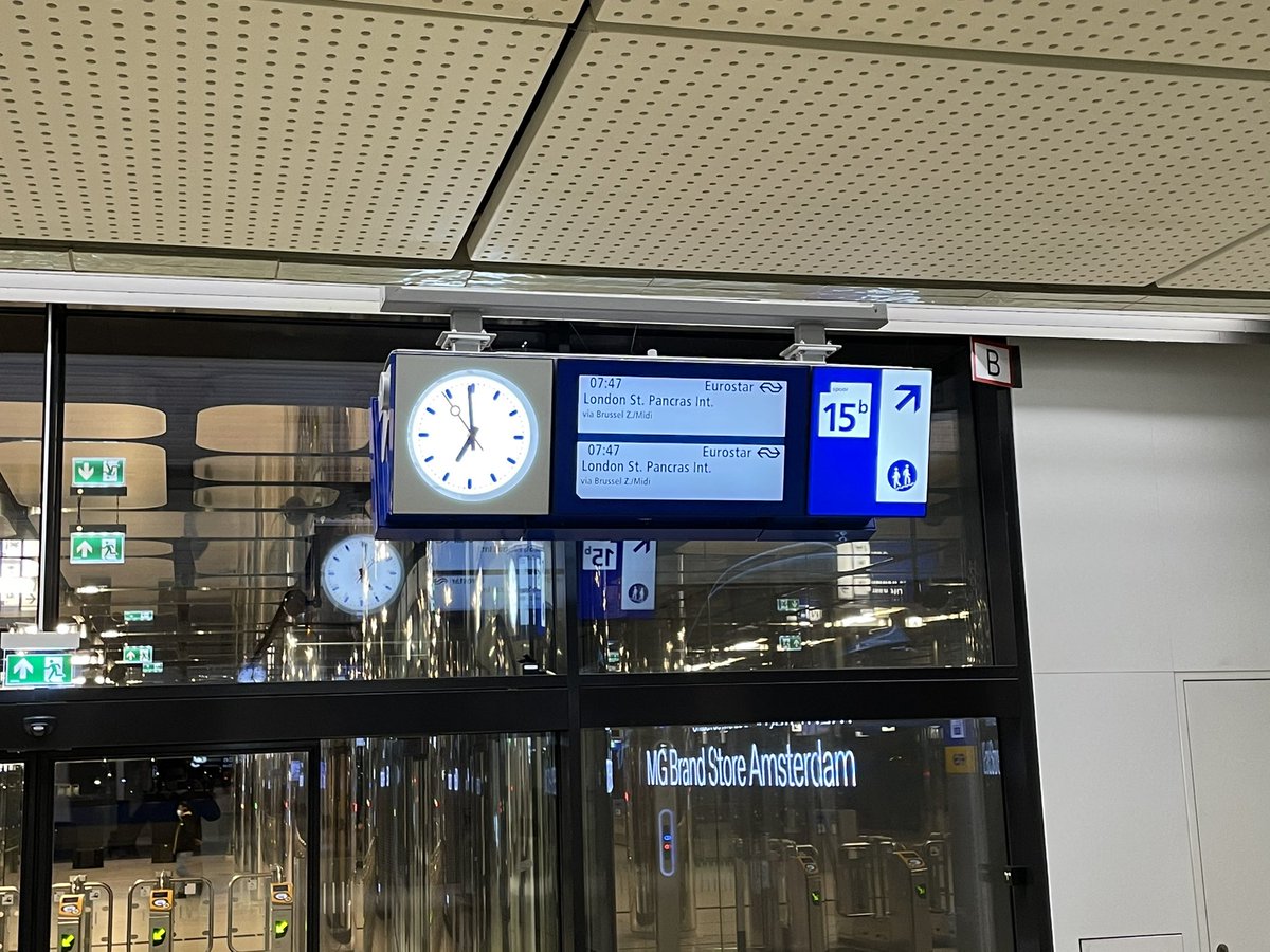 JamesYuenUK's tweet photo. First Eurostar service from Amsterdam to London today. #ES9119

Departure lounge looking very quiet - only a handful of people here https://t.co/Hf7gjRG1f7