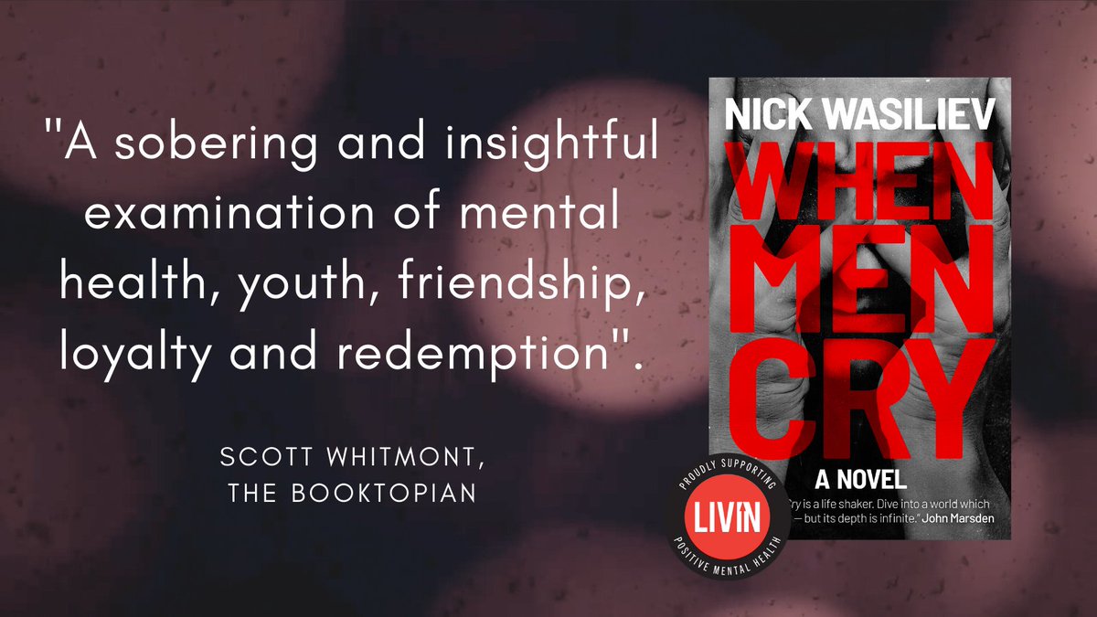 "A sobering and insightful examination of mental health, youth, friendship, loyalty and redemption".
First ever professional review!!! Thanks so much <a href="/Scottwhit27/">Scott Whitmont</a> for your kind words on my book on <a href="/TheBooktopian/">The Booktopian</a>! 
READ: booktopia.kh4ffx.net/bLq4m