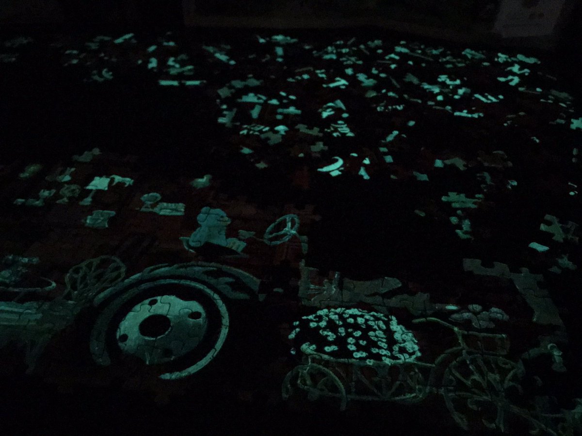 mmawifey's tweet photo. #puzzle time. π§© #glowinthedark #StayInToSlowTheSpread π‘π¦ https://t.co/My8vHp2Ylr