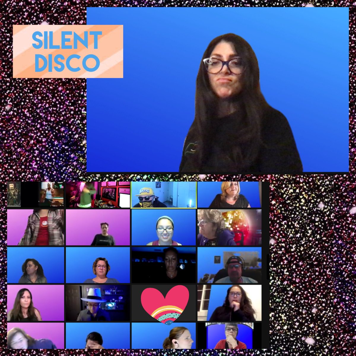 StephRothEDU's tweet photo. Best end to this weekend! What an awesome #FallCUE20. @MidnitePedagogy #silentdisco killed it! Loved the tunes @edcampOSjr! @cueinc https://t.co/TU2LXP9LJh