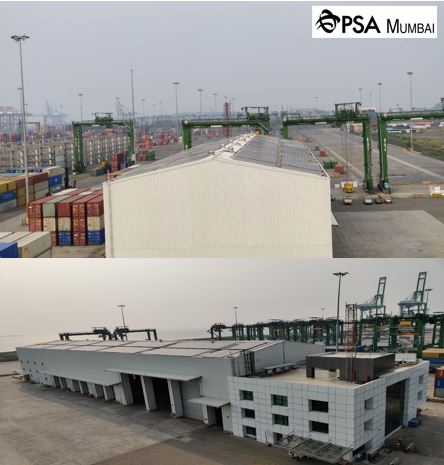 PSAIndia1's tweet photo. Starting our journey towards sustainable renewable energy -  300 kw of rooftop solar panels commissioned. #thebmctfactor @JNPort @shipmin_india https://t.co/sTylMueZoD