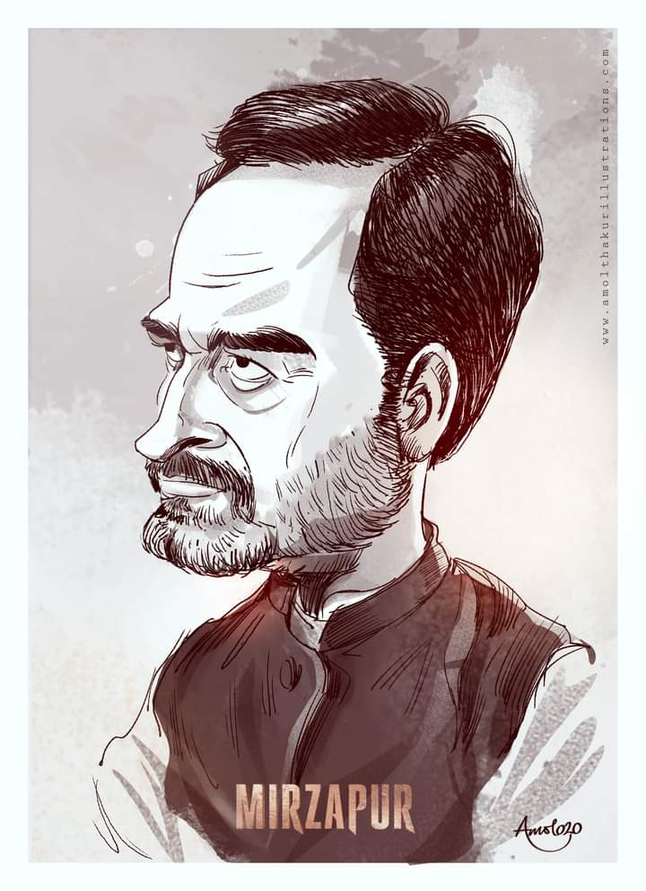 thakurart's tweet photo. जो आया है वो जाएगा भी बस मर्ज़ी हमारी होगी.- कालीन भैया @TripathiiPankaj @FarOutAkhtar #Mirzapur2 #PankajTripathi #PuneetKrishna #GurmmeetSingh #MihirDesai #VineetKrishna #PuneetKrishna #MirzapurAmazon #AmazonPrimeVideo  #AnandBhaskar #DivyenduSharma #RiteshSidhwani
 #ExcelMovie https://t.co/M70ytX4swB