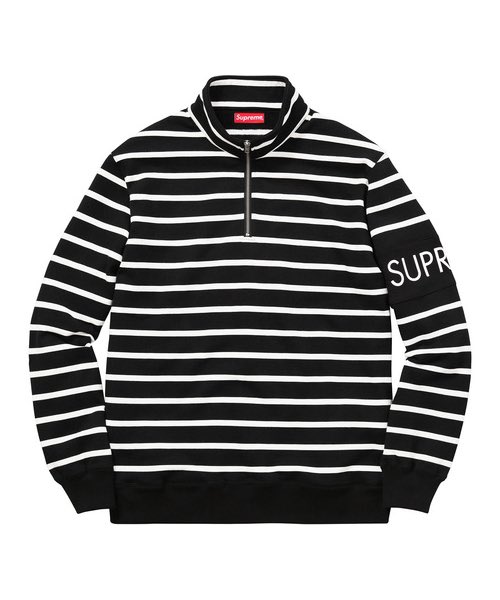 NCT_Mark_8282's tweet image. 201026 마크 히히💚 브이앱 상의 정보

슈프림
SUPREME STRIPED HALF ZIP SWEAT